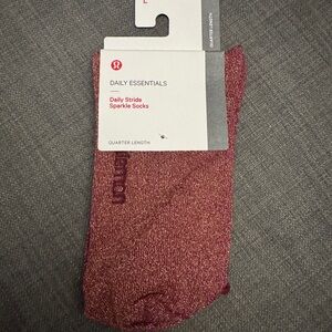 Lululemon sparkle socks